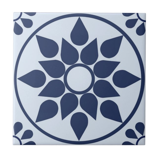 Azulejo azul kakelplatta (Framsidan)