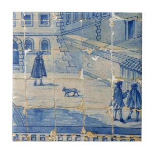 Azulejo belägger med tegel kakelplatta
