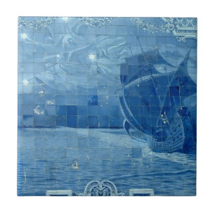 Azulejo belägger med tegel kakelplatta