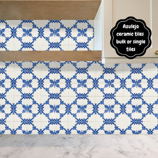 Azulejo Blue Custom House Name Plate Plaque Sign Kakelplatta