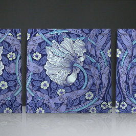Azulejo Blue Pimpernel Seamless 2/2 William Morris Kakelplatta