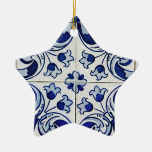 Azulejo Julgransprydnad Keramik