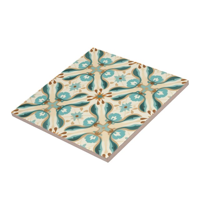 Azulejo Minty Mocha Mosaic Kakelplatta (Sidan)