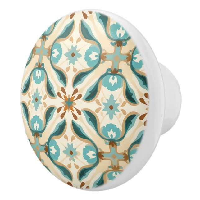 Azulejo Mocha Mint Marvel Knopp (Höger)