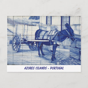 Azulejo mural vykort