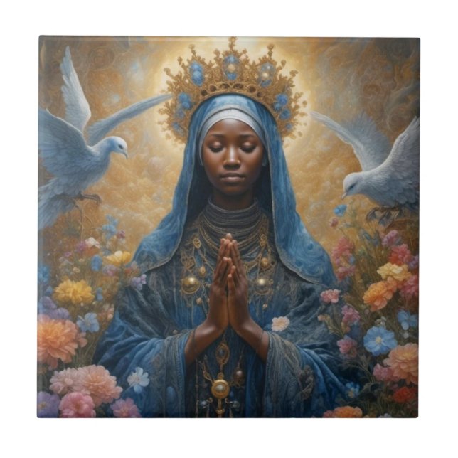 Azulejo Nossa Senhora Aparecida Kakelplatta (Framsidan)