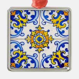 Azulejo Panel Tiles Julgransprydnad Metall