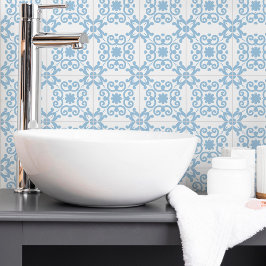 Azulejo Portugals Medelhavsljusblå vit Kakelplatta