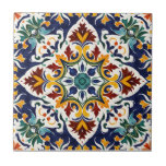 Azulejo Talavera Blue Mediterranean bröllopfavors Kakelplatta<br><div class="desc">Azulejo Talavera blå portugisisk Medelhavsbricka i mönster-bröllopet gynnar tryckta keramiska plattor bröllopsdekaler och en underbar keepsakgåva till dina gäster</div>