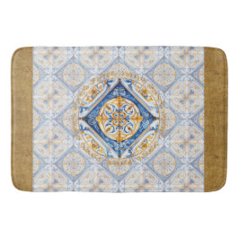Azulejo Talavera Florentine Tile Se Bath Mat Badrumsmatta