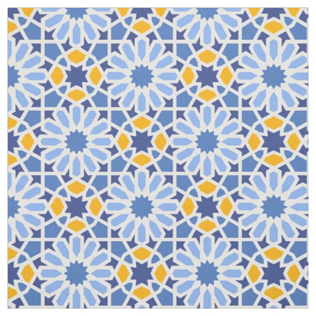 Azulejo Talavera-kakel Tyg (Provkarta)