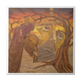 Azulejo - Via Crucis Kakelplatta