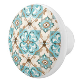 💙 💛 Azulejos Aqua Medallion Knopp