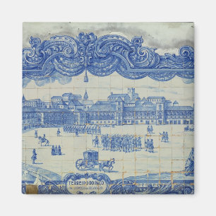 Azulejos belägger med tegel att visa Pracaen gör Magnet