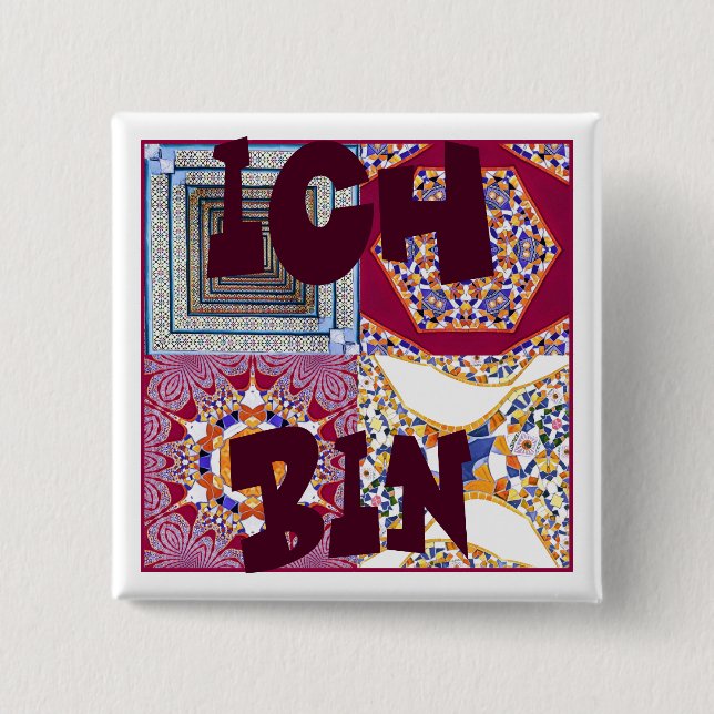 Azulejos Geometric Tiles med en CG-vrid Knapp (Framsida)