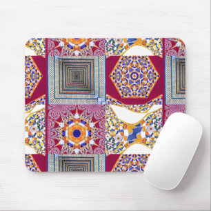 Azulejos Geometric Tiles med en CG-vrid Musmatta