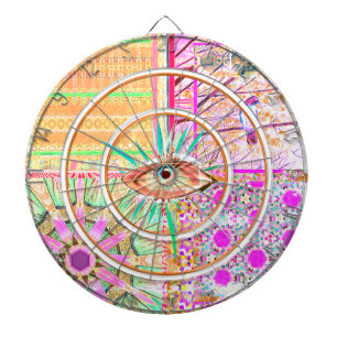 Azulejos Geometric Tiles med Peace Bird of Peace Darttavla