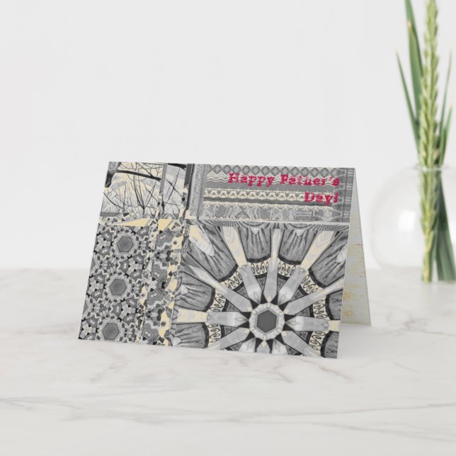 Azulejos Geometric Tiles with Bird of Peace Kort (Framsida)