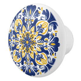 💙 💛 Azulejos Golden Lisboa Knopp