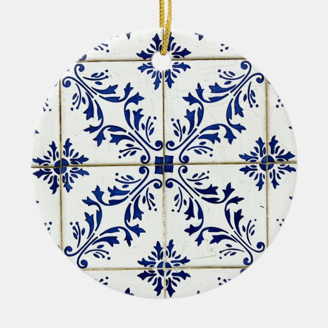 Azulejos Julgransprydnad Keramik (Framsidan)