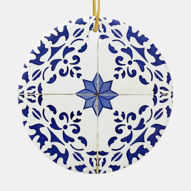 Azulejos Julgransprydnad Keramik (Framsidan)