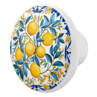 💙 💛 Azulejos Lemon Bouquet Knopp