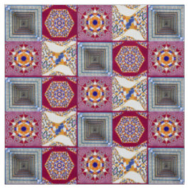 Azulejos med modern vrid tyg