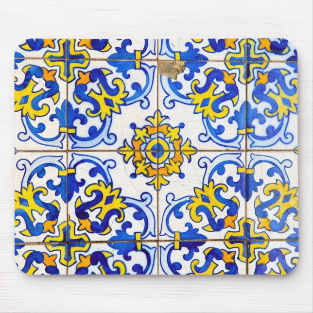 Azulejos Portugisiska keramiska plattor Musmatta (Framsidan)