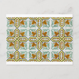 Azulejos, portugisiska Tiles Vykort