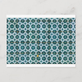 Azulejos, portugisiska Tiles Vykort