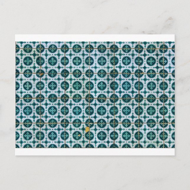 Azulejos, portugisiska Tiles Vykort (Framsida)