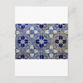 Azulejos, portugisiska Tiles Vykort