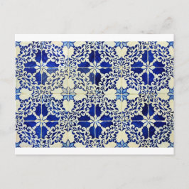 Azulejos, portugisiska Tiles Vykort