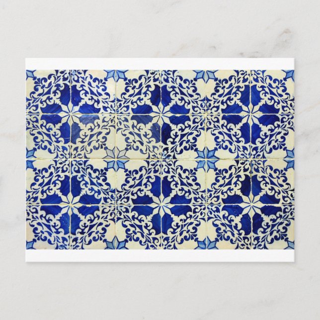 Azulejos, portugisiska Tiles Vykort (Framsida)