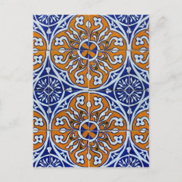Azulejos, portugisiska Tiles Vykort