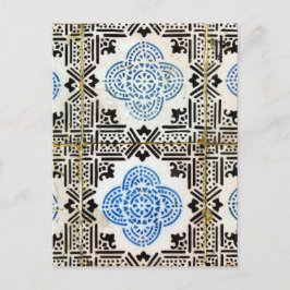 Azulejos, portugisiska Tiles Vykort