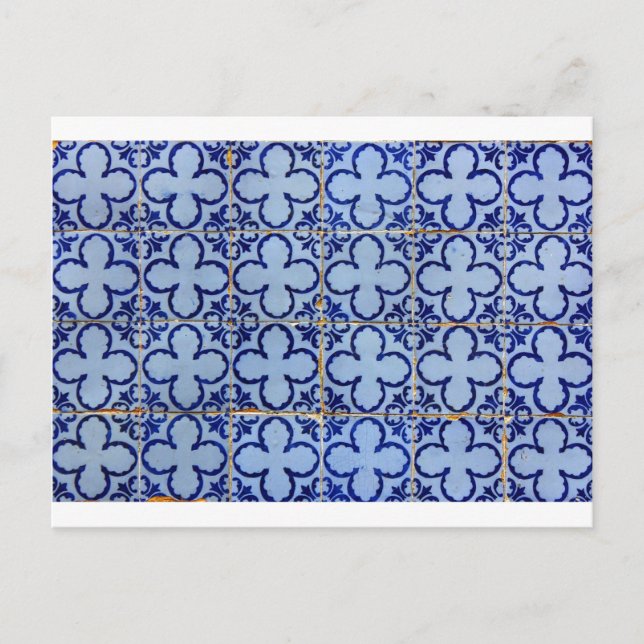 Azulejos, portugisiska Tiles Vykort (Framsida)