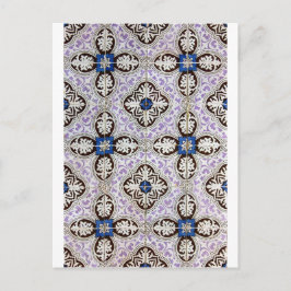 Azulejos, portugisiska Tiles Vykort