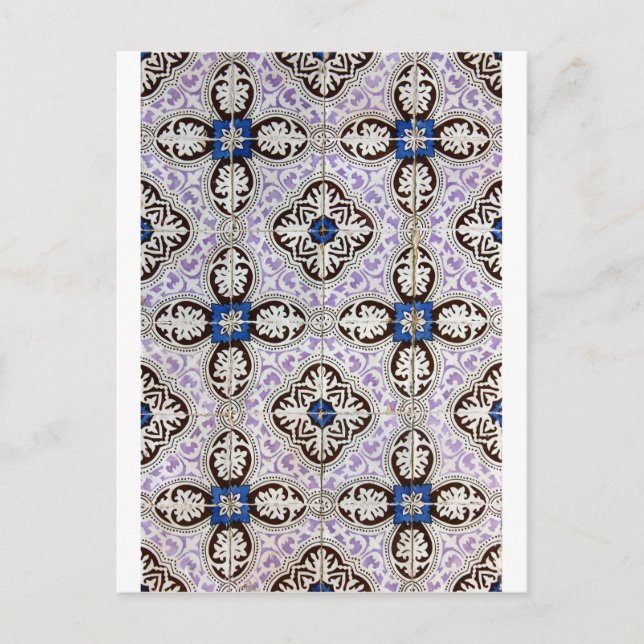 Azulejos, portugisiska Tiles Vykort (Framsida)