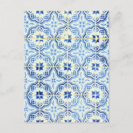 Azulejos, portugisiska Tiles Vykort