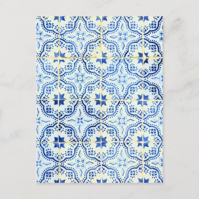 Azulejos, portugisiska Tiles Vykort (Framsida)
