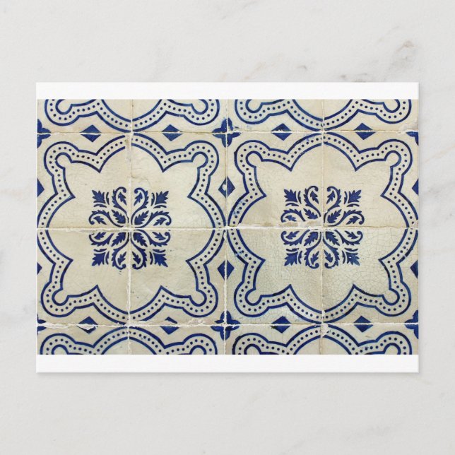 Azulejos, portugisiska Tiles Vykort (Framsida)