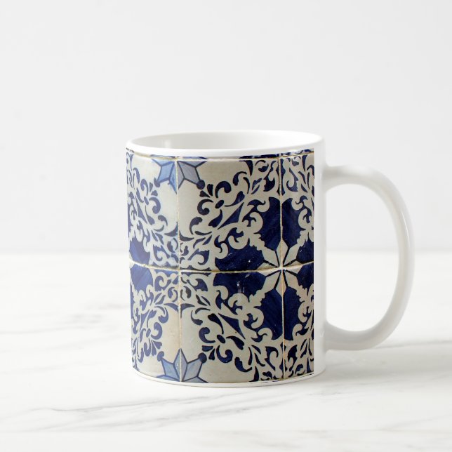 Azulejos, Portuguese Tiles Kaffemugg (Höger)