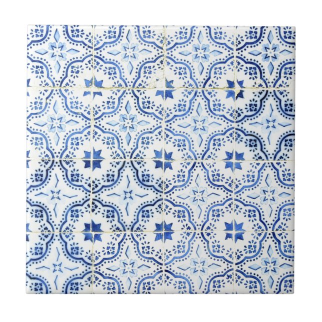Azulejos, Portuguese Tiles Kakelplatta (Framsidan)