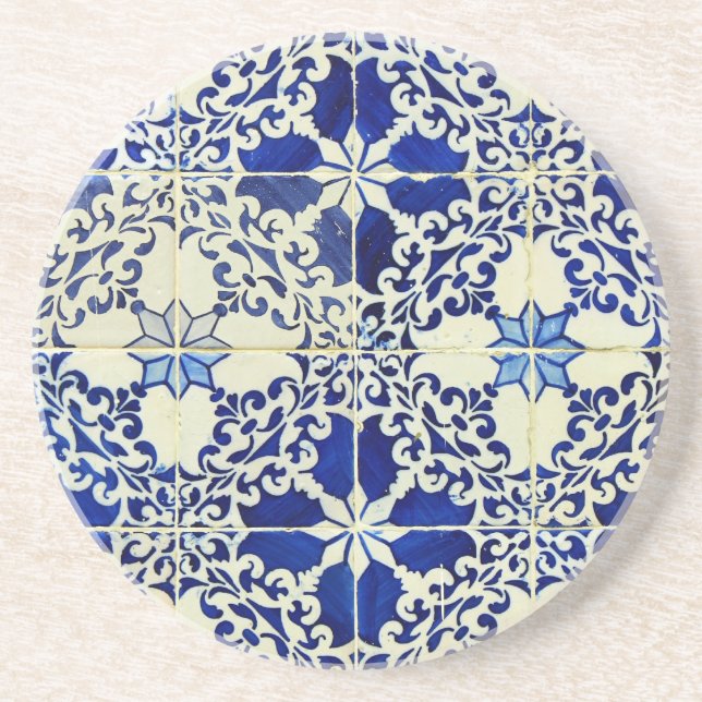 Azulejos, Portuguese Tiles Underlägg Sandsten (Framsidan)
