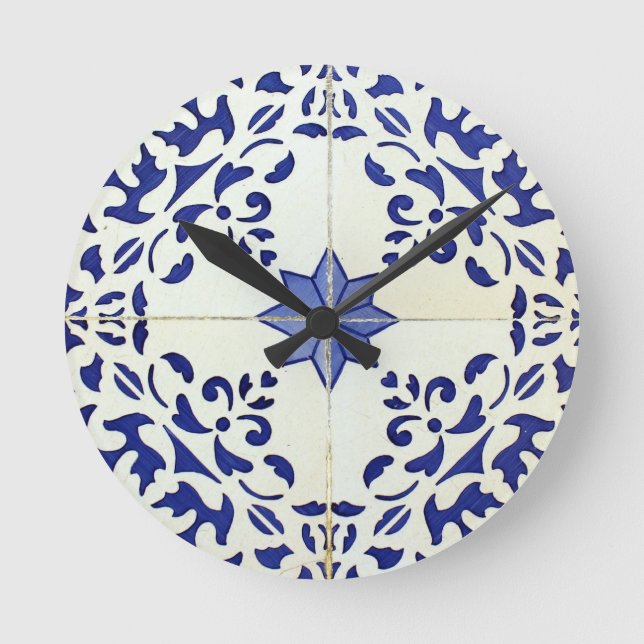 Azulejos Rund Klocka (Framsida)