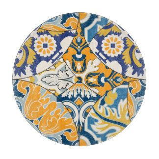 Azulejos Tiles Patchwork Vintage Tapet