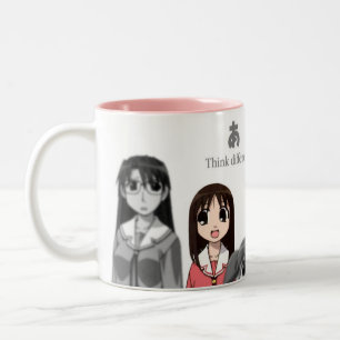Azumanga - olik tänka! Två-Tonad mugg