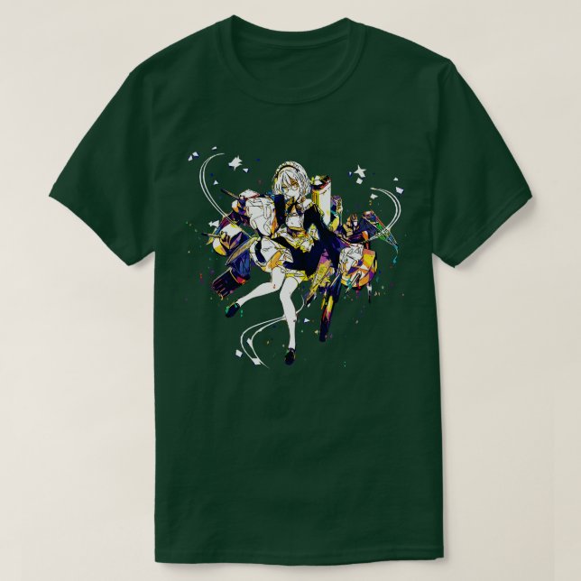 Azur Lane Cute Art T Shirt (Design framsida)