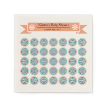 Azura Crest Baby Shower Pappersservetter